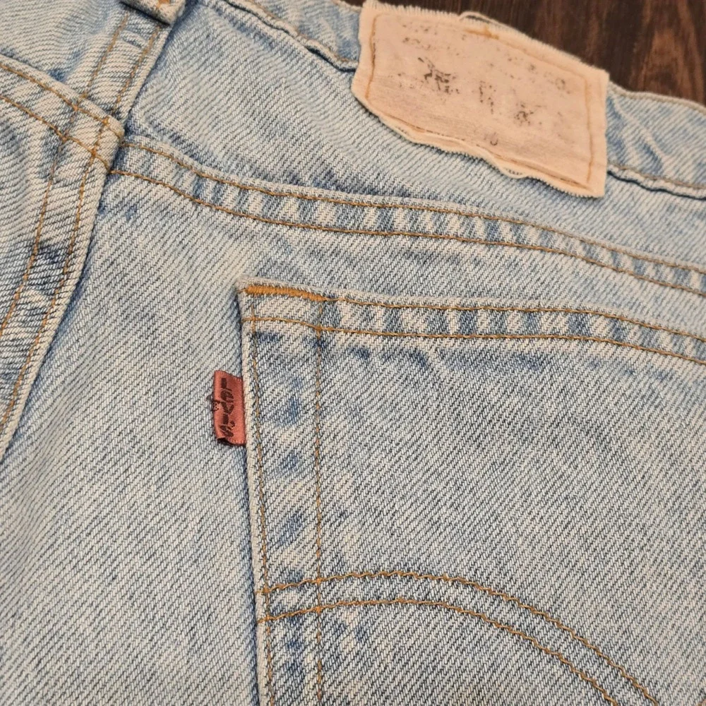 Vintage Levi Strauss Mens Loose Fit 545‎ Light Wash Denim Jeans W38 L29 Y2K